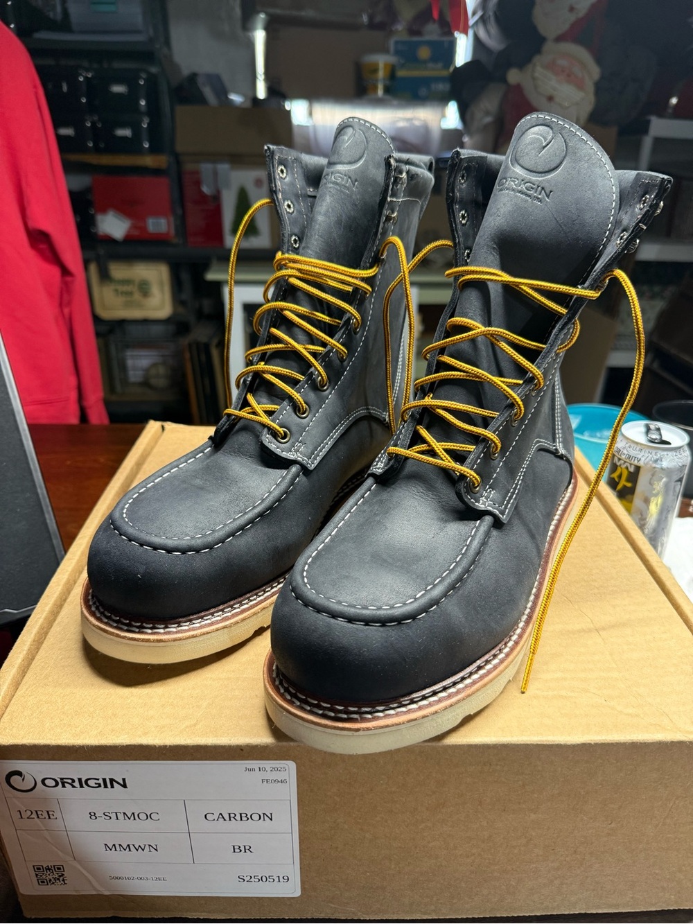 Origin Mens Carbon Moc Steel Toe Boots